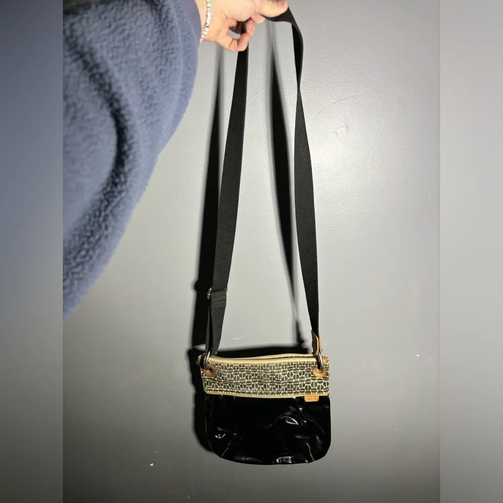 Fossil Key Per Coated Crossbody Bag